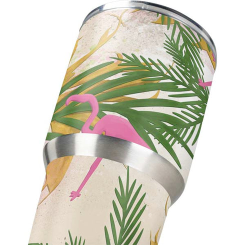 Flamingo Pattern Yeti 30oz Rambler Tumbler Skin