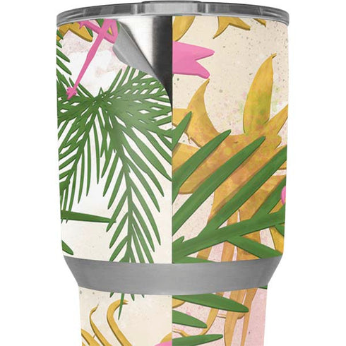 Flamingo Pattern Yeti 30oz Rambler Tumbler Skin