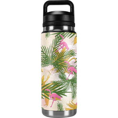 Flamingo Pattern YETI Rambler 26oz Bottle Skin
