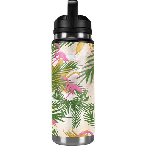 Flamingo Pattern YETI Rambler 26oz Bottle Skin