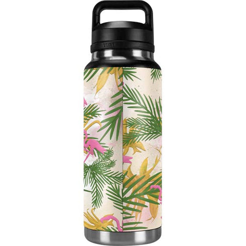 Flamingo Pattern YETI Rambler 36oz Bottle Skin