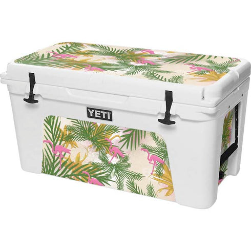 Flamingo Pattern YETI Tundra 75 Hard Cooler Skin