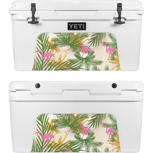 Flamingo Pattern YETI Tundra 75 Hard Cooler Skin