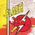 DC Comics The Flash Vintage Action Pose Pattern Nintendo 2DS XL (2017) Skin