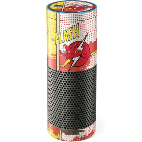 DC Comics The Flash Vintage Action Pose Pattern Amazon Echo Skin