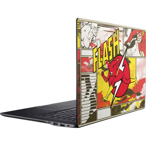 DC Comics The Flash Vintage Action Pose Pattern Ativ Book 9 (15.6in 2014) Skin