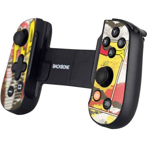 DC Comics Flash Block Pattern Backbone One for iPhone Game Controller Skin