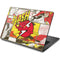 DC Comics The Flash Vintage Action Pose Pattern Dell Chromebook Skin