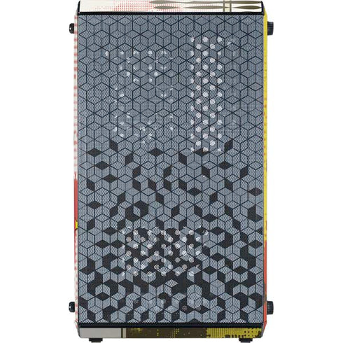 DC Comics The Flash Vintage Action Pose Pattern Cooler Master MasterBox Q300L Mini Tower Skin