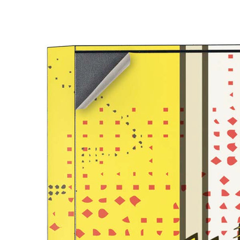 DC Comics The Flash Vintage Action Pose Pattern Corsair 4000D Tempered Glass Mid-Tower ATX Case Skin