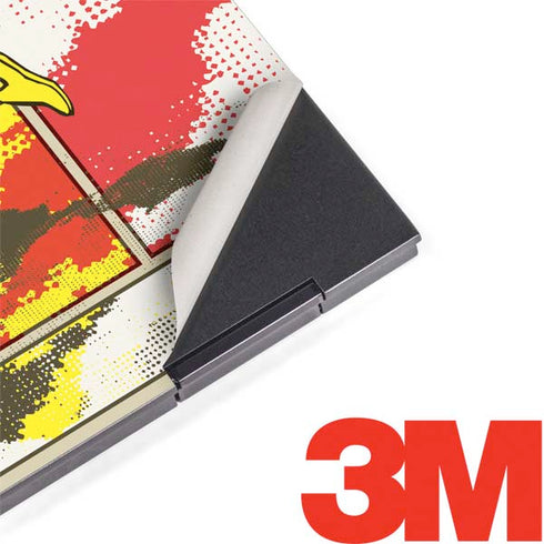 DC Comics The Flash Vintage Action Pose Pattern HP Envy Skin