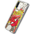 DC Comics The Flash Vintage Action Pose Pattern Galaxy A10e Clear Case