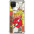 DC Comics The Flash Vintage Action Pose Pattern Galaxy A12 Clear Case
