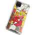DC Comics The Flash Vintage Action Pose Pattern Galaxy A12 Clear Case