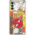 DC Comics The Flash Vintage Action Pose Pattern Galaxy A13 5G Clear Case