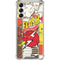 DC Comics Flash Block Pattern Galaxy A15 5G Clear Case