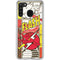 DC Comics The Flash Vintage Action Pose Pattern Galaxy A21 Clear Case