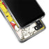 DC Comics The Flash Vintage Action Pose Pattern Galaxy A21 Clear Case