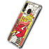 DC Comics The Flash Vintage Action Pose Pattern Galaxy A30 Clear Case