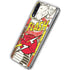 DC Comics The Flash Vintage Action Pose Pattern Galaxy A50 Clear Case