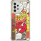 DC Comics The Flash Vintage Action Pose Pattern Galaxy A53 5G Clear Case