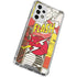 DC Comics The Flash Vintage Action Pose Pattern Galaxy A53 5G Clear Case