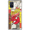 DC Comics The Flash Vintage Action Pose Pattern Galaxy A71 5G Clear Case