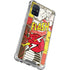 DC Comics The Flash Vintage Action Pose Pattern Galaxy A71 5G Clear Case