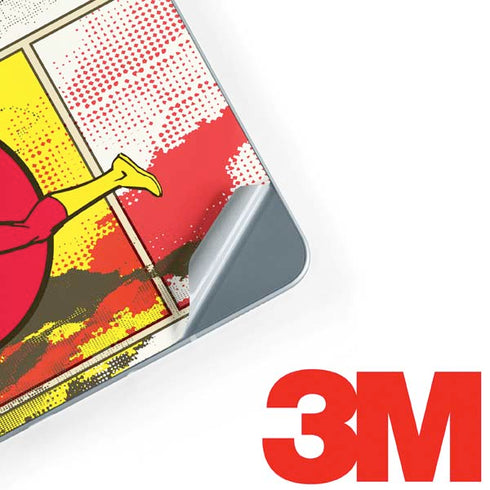 DC Comics The Flash Vintage Action Pose Pattern Galaxy Book 12in Skin