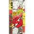 DC Comics The Flash Vintage Action Pose Pattern Galaxy Note 10 Skin