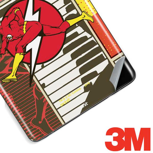 DC Comics The Flash Vintage Action Pose Pattern Galaxy Note 8 Skin