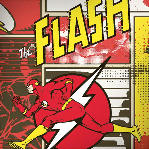 DC Comics The Flash Vintage Action Pose Pattern Galaxy Note 8 Skin