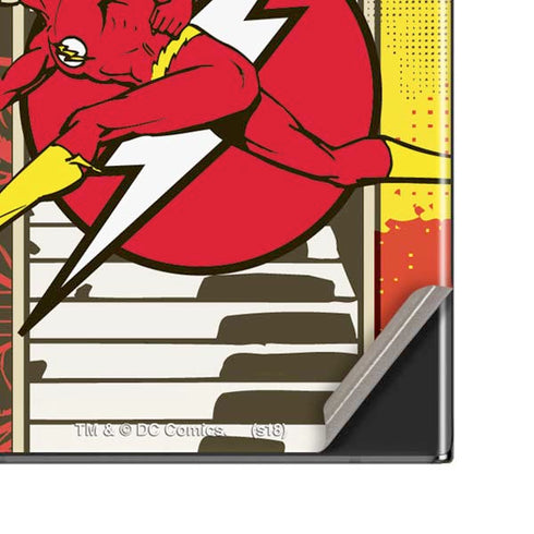 DC Comics The Flash Vintage Action Pose Pattern Galaxy Note20 Ultra 5G Skin