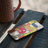 DC Comics The Flash Vintage Action Pose Pattern Galaxy S10e Skin