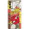 DC Comics The Flash Vintage Action Pose Pattern Galaxy S20 Fan Edition Skin