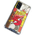 DC Comics The Flash Vintage Action Pose Pattern Galaxy S20 FE Clear Case