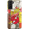 DC Comics The Flash Vintage Action Pose Pattern Galaxy S21 FE Pro Case
