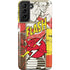 DC Comics The Flash Vintage Action Pose Pattern Galaxy S21 FE Pro Case