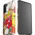 DC Comics The Flash Vintage Action Pose Pattern Galaxy S21 FE Pro Case