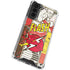 DC Comics The Flash Vintage Action Pose Pattern Galaxy S21 Plus 5G Clear Case