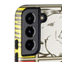 DC Comics The Flash Vintage Action Pose Pattern Galaxy S22 Plus Pro Case