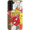 DC Comics The Flash Vintage Action Pose Pattern Galaxy S22 Pro Case