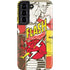 DC Comics The Flash Vintage Action Pose Pattern Galaxy S22 Pro Case