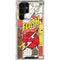 DC Comics The Flash Vintage Action Pose Pattern Galaxy S22 Ultra Clear Case