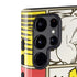 DC Comics The Flash Vintage Action Pose Pattern Galaxy S22 Ultra Pro Case