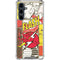 DC Comics Flash Block Pattern Galaxy S23 FE Clear Case