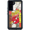 DC Comics The Flash Vintage Action Pose Pattern Galaxy S23 Plus Waterproof Case
