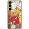 DC Comics The Flash Vintage Action Pose Pattern Galaxy S23 Skin
