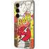 DC Comics The Flash Vintage Action Pose Pattern Galaxy S23 Skin