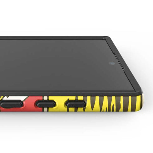 DC Comics Flash Block Pattern Galaxy S24 Ultra Impact Case